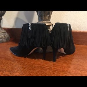 Sam Edelman Shoes - Sexy Sam Edelman suede black fringe booties Sam Edelman Shoes - Sexy Sam Edelman suede black fringe booties